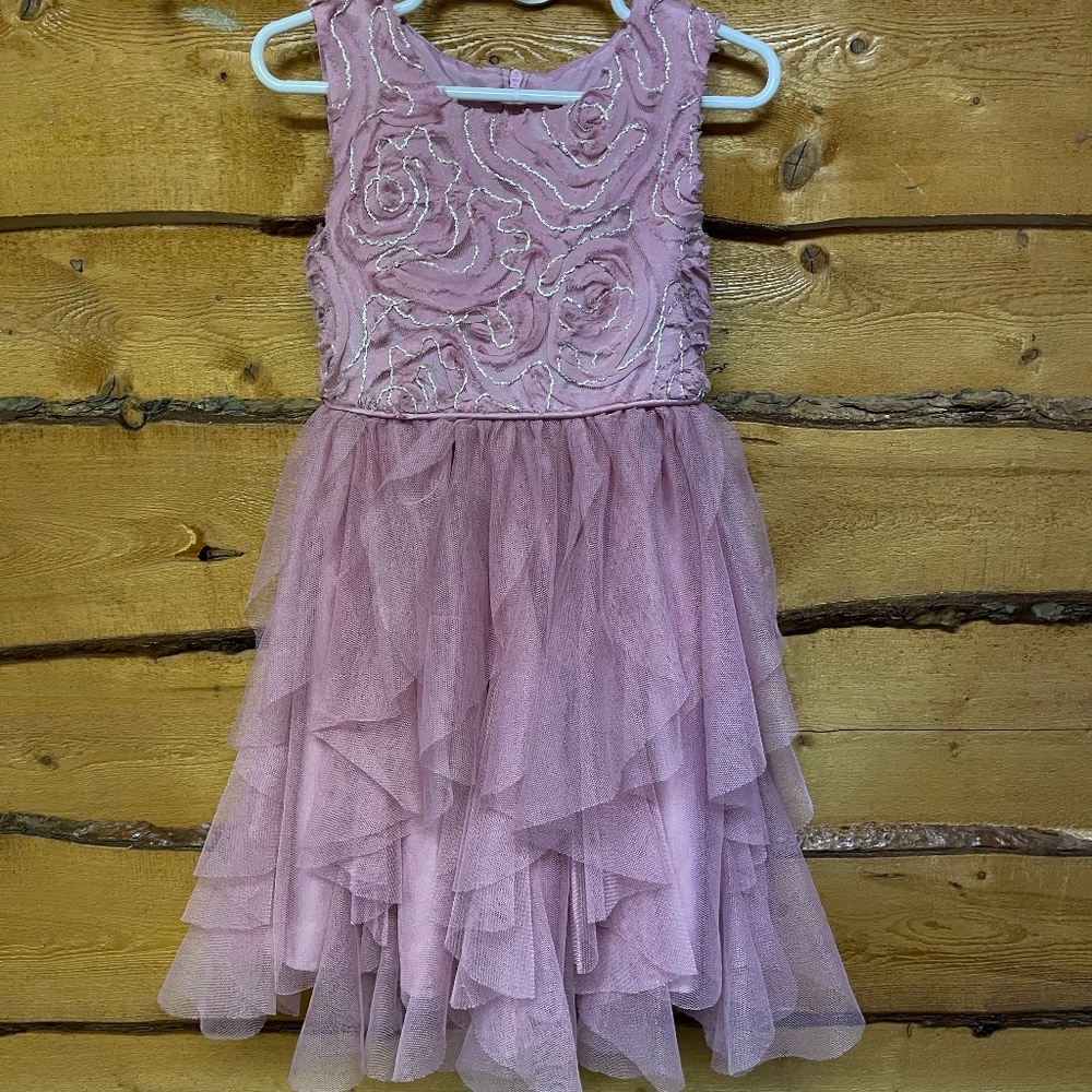 Fancy pink toddler dress